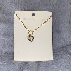 Dainty Gold Heart Necklace