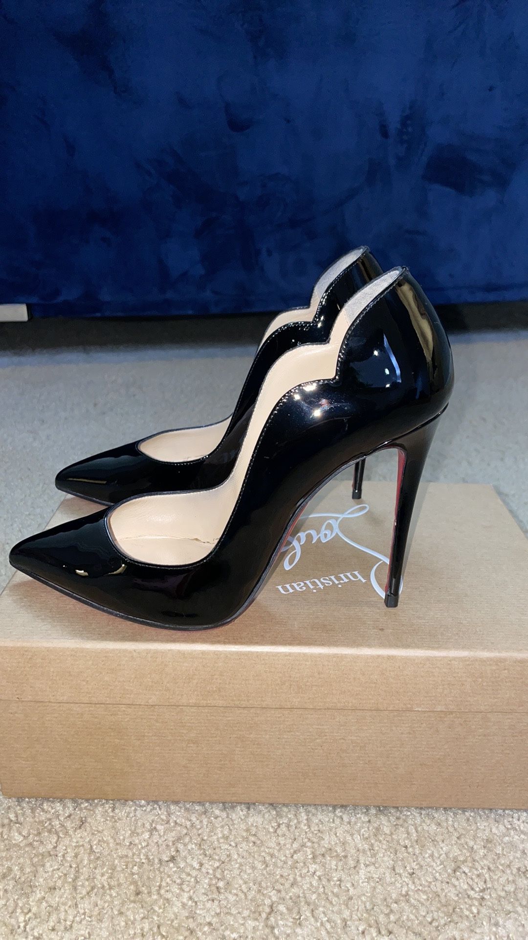 Black Hot Chick Christian Louboutin size 37