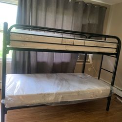 Litera De Metal Twin Y Twin Con Colchones Quality 