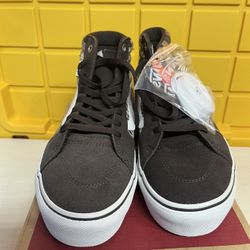 Vans Shoes Filmore High Top Platform Brown Plaid Mix Various Womens Sizes 9 New