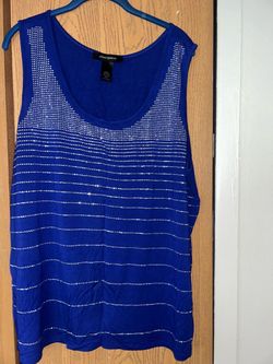 A line shirt with rhinestones size 3x