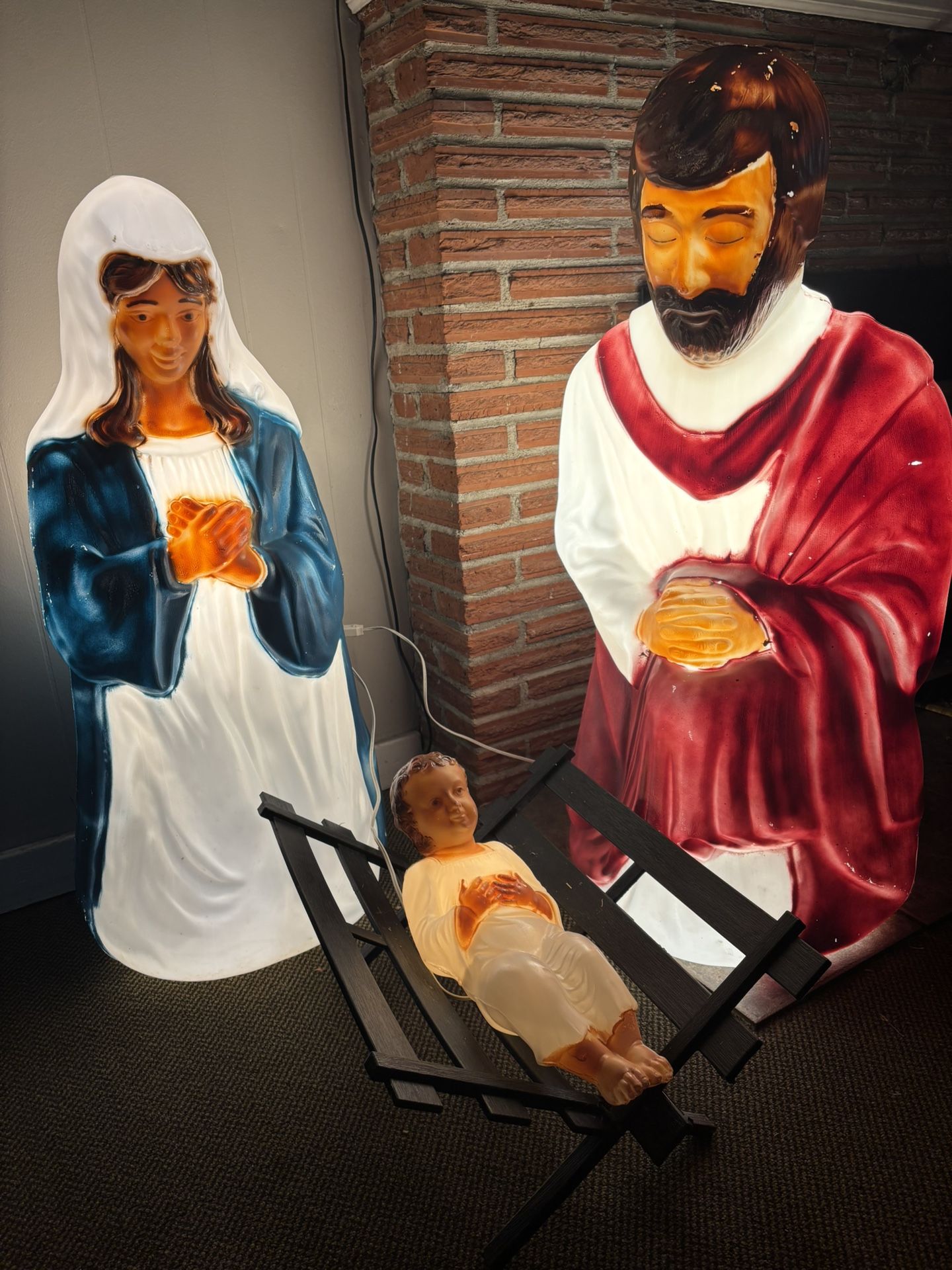 Large 40 Inch General Foam Blow Molds The Holy Family 