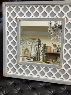 Coastal farmhouse Ready To Hang Mirror Vista 92084