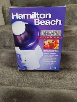 Hamilton Beach Portfolio Juice Extractor Model 67333