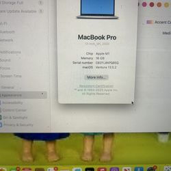MacBook Pro 13 Inch M1 2021
