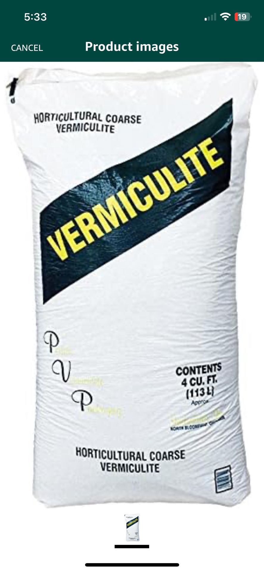 FarmTek Horticultural Coarse Vermiculite - 4 Cubic Feet