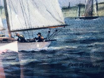 Sail boat painting Thumbnail