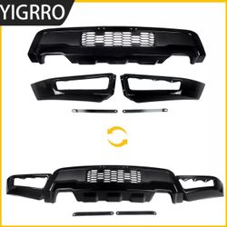 Front Bumper For 2015-2023 Ford F150 F-150 Steel Black Raptor Style Conversion