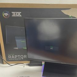 Razor Raptor RGB Gaming Monitor - With Box And Cords - Tested No Issues - For Sale Or Trade 