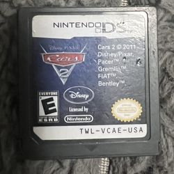 Nintendo DS Cars 2 Game Cartridge