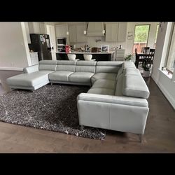 Modular Leather Sofa