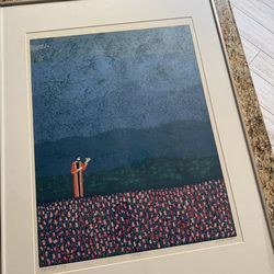 Z. Findıkoğlu — “Nightengale” 1976 | Rare Limited Edition Print 42/75 | Signed