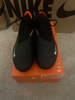Nike Phantom GX Pro FG Black Total Orange DD9463-010 Men's Size 10.5 No LID