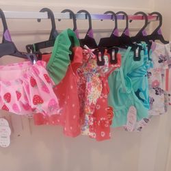 NWT Baby Girl Toddler Girl Bikini Sets Size 12m