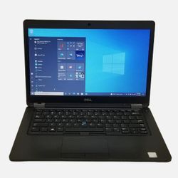 Dell Latitude 14" Laptop Intel Core i5-7300u 8 GB RAM 256 GB SSD Webcam Cellular LTE Wireless/Wi-Fi/Bluetooth Windows 11 Professional 