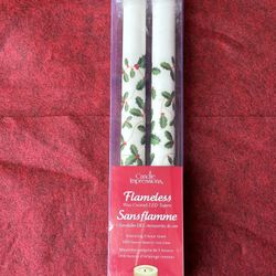Flameless Wax Covered LED Candles