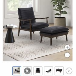 Leather Chair With Ottoman From Costco 