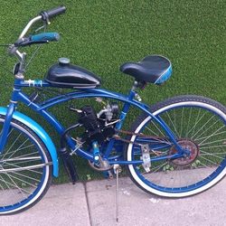 Bicicleta  Con Motor Functiona Corre Muy Bien 