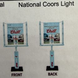 National Colors Light Football Stand Sign 