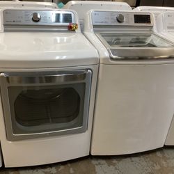 Lg Washer 5.0 Cu Ft And Dryer Gas 