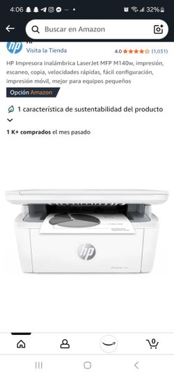 HP Impresora inalámbrica LaserJet MFP M140w