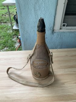 Vintage tequila decorative bottle liquor