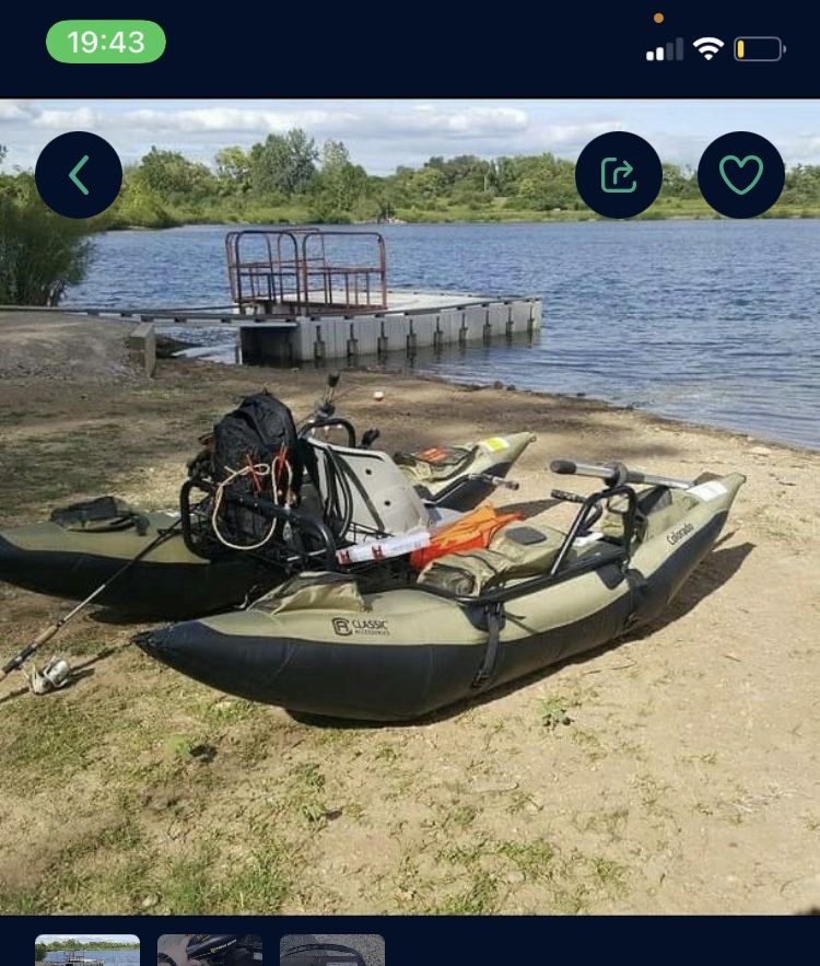 Colorado Inflatable Pontoon Fishing Boat