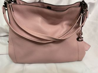 COACH Dalton 31 Pebble Leather pink shoulder bag