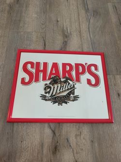 Miller Sharp's Beer Frame Mirror - Nice!!