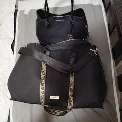 New Versace purse makeup purse and Michael kors bag leather bag.