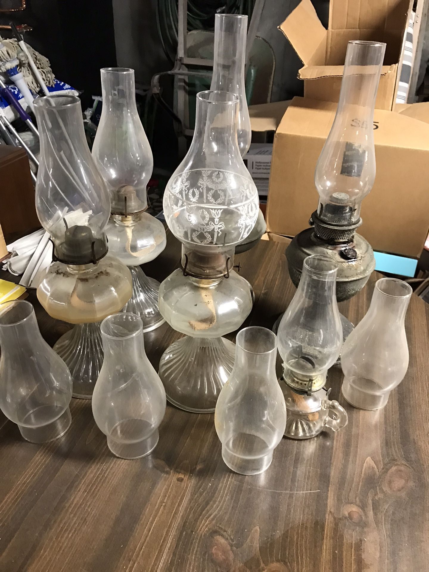 Antique Kerosene Lamps