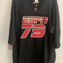 Black NFL NBA MLB vintage starter black ESPN football jersey (Size- Large) BRAND NEW- $50