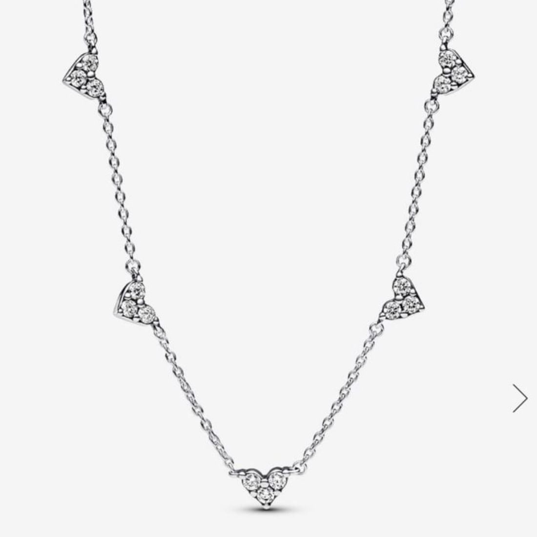 Pandora Jewelry Sterling Silver 925 Chain Necklace CZ