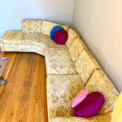 Mid Century Vintage Sectional Couch 