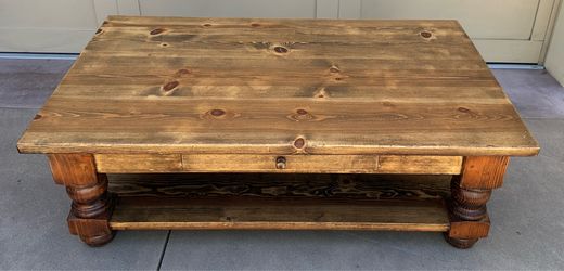 Refurbished Pine Coffee Table
