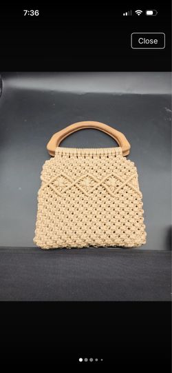 Macrame purse