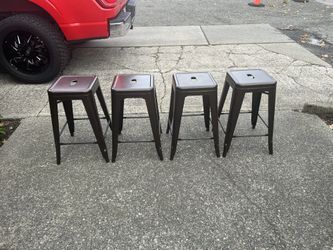 4 Like New 24” Stools