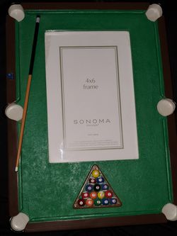 Sonoma detailed pool table portrait frame