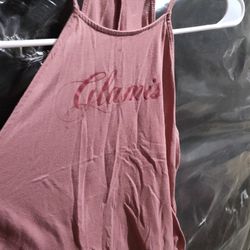 Women's Pink "Glamis" Tank Top Size Small