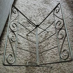 Decorative Metal Magazine Rack That Can Also Be Used Fora  Firewood Holder