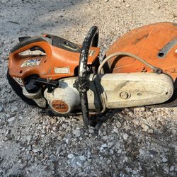 STIHL TS420 Gas-Powered 14'' Concrete Cut-Off Saw     Pls Read Ad 