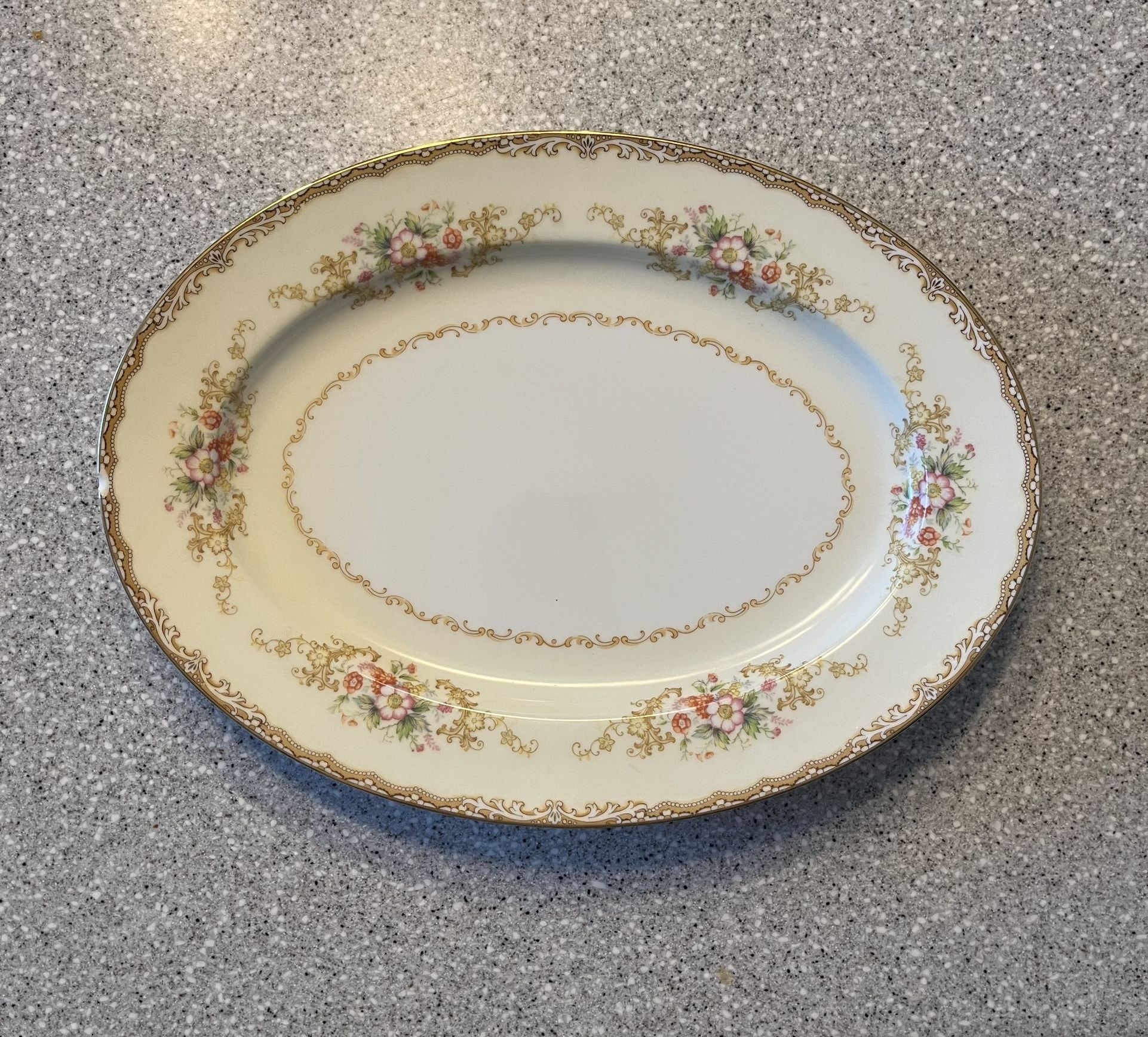 Noritake M Japan Floral Gold Trim