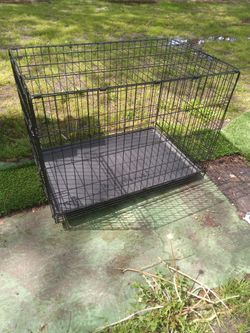 Jaula Grande Para Perros Mide 3 Pies Largo 2 Pies De Ancha Y 2.2 De Alta Pido 90 Dollar Está Nueva 