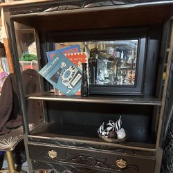 Custom Vintage Dispay Cabinet, Hutch