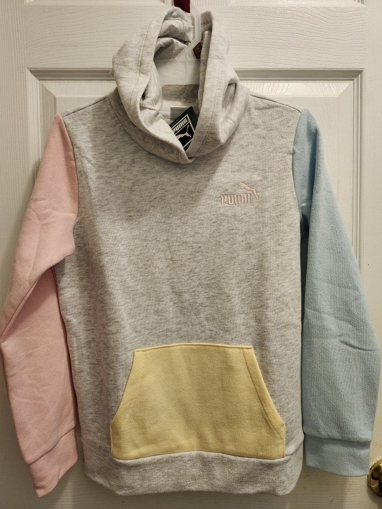 New Puma Youth Fleece Hoodie (Size Large - 14/16)