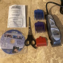 Wahl animal Grooming Kit w/ CD in carrying case