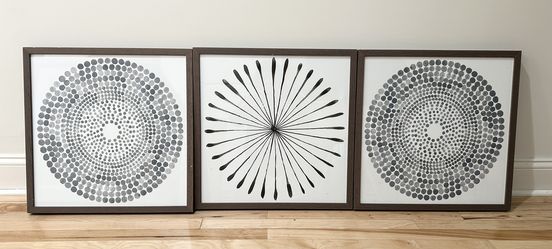3 Decorating Paintings Set- 20”x20.5” Each