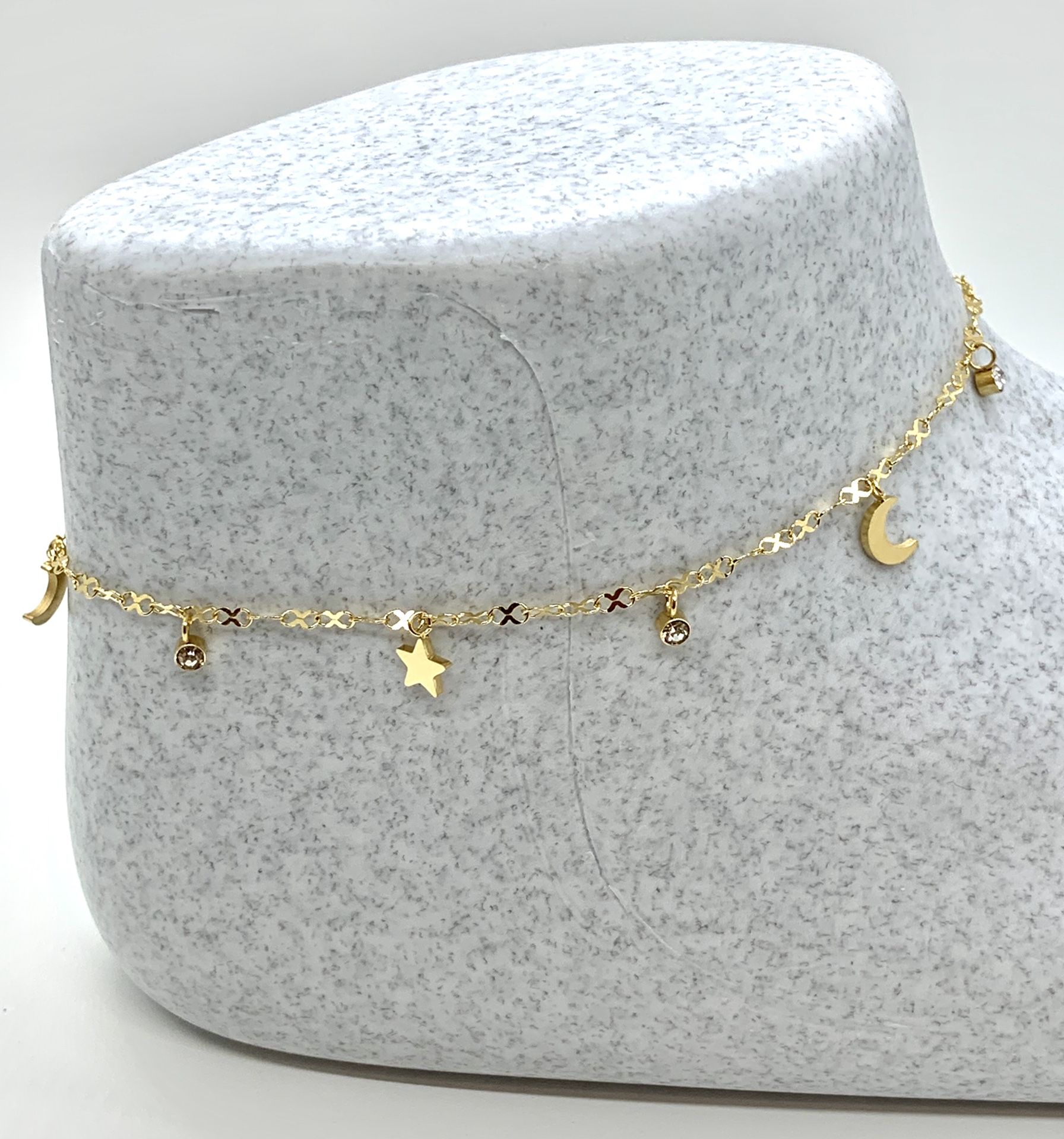 Anklet bracelet Stainless Steel 18K Gold Plated