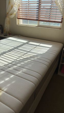 Full Bed Frame with Mattress form