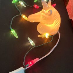 Unicorn light with Crystal lights decor